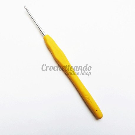 GANCHILLO ALUMINIO Y SILICONA 2.5mm