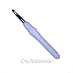 GANCHILLO ALUMINIO Y SILICONA 8mm (x Unidad)