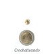 CASCABEL 8MM DORADO X 5UNIDADES