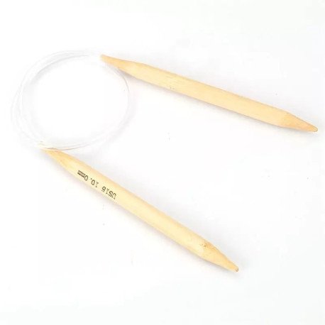 AGUJA CIRCULAR EN BAMBU 10mm, 60cm