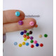 BOTONES MULTICOLOR 6mm, Paq x 30 und