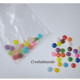 BOTONES MULTICOLOR 6mm, Paq x 30 und