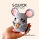 KIT AMIGURUMI: PATRON + MATERIALES SQUICK