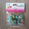 ALFILERES MARIPOSAS DE COLORES x 50und