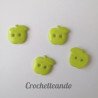 BOTON MANZANA VERDE 15mm