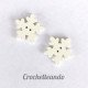 BOTON COPO DE NIEVE BLANCO 20mm