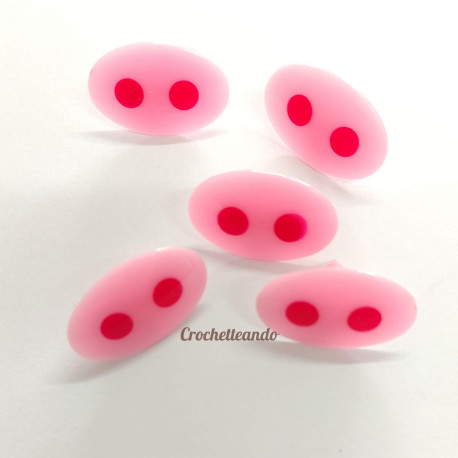 NARIZ DE CERDO DE SEGURIDAD 30x20mm