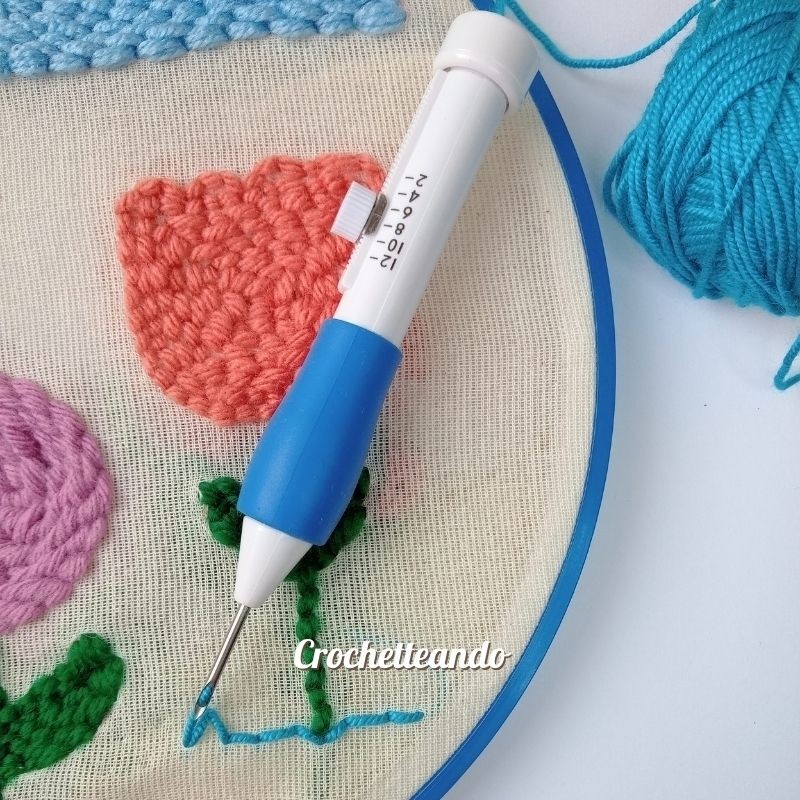 AGUJA MAGICA FINA O PUNCH NEEDLE - Crochetteando - La tienda de