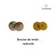 BROCHE DE IMÁN REDONDO 18mm. HERRAJES PARA BOLSOS