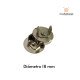 BROCHE DE IMÁN REDONDO 18mm. HERRAJES PARA BOLSOS