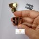 BROCHE DORADO PARA CIERRE, CHAPA. HERRAJES PARA BOLSOS