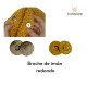 BROCHE DE IMÁN REDONDO 18mm. HERRAJES PARA BOLSOS