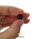 BOTON NEGRO PARA OJOS 8 Y 10mm