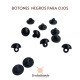 BOTON NEGRO PARA OJOS 8 Y 10mm