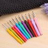 KIT 11 AGUJAS CROCHET 2 a 8mm ERGONOMICAS