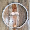 BASTIDOR TAMBOR PARA BORDADO 25CM BAMBU