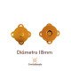 BROCHE DE IMÁN PARA COSER 18mm. HERRAJES PARA BOLSOS