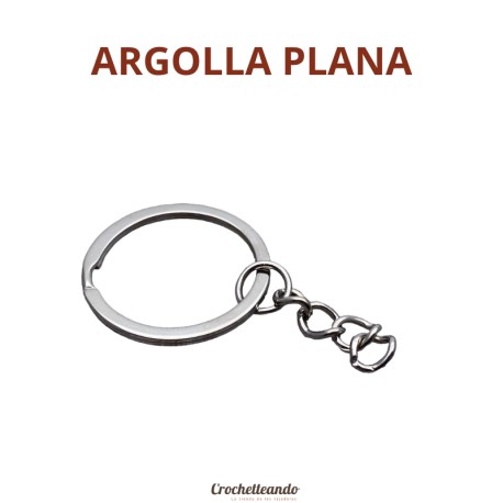 ARGOLLA PARA LLAVERO PLANA