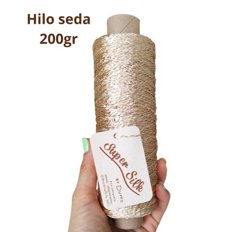 HILO SEDA COLOR DORADO 200gr - SUPER SILK