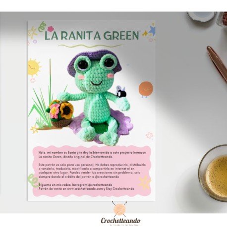 RANITA GREEN_PATRON PDF AMIGURUMI