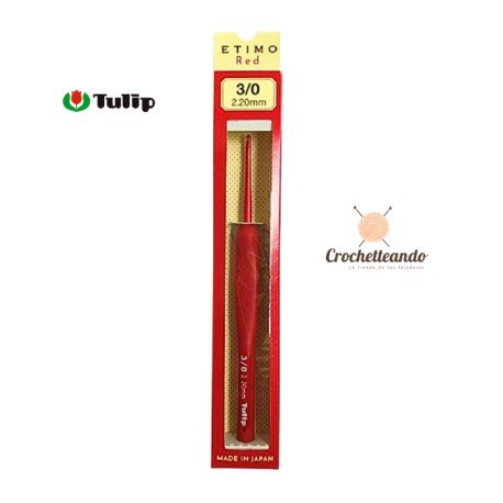 AGUJA CROCHET TULIP ETIMO RED