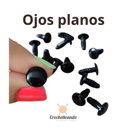 OJOS PLANOS 10mm (PAR)