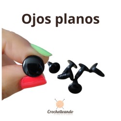 OJOS PLANOS 12mm (PAR)