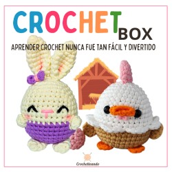 CROCHET BOX: CURSO + MATERIALES Gallina y coneja