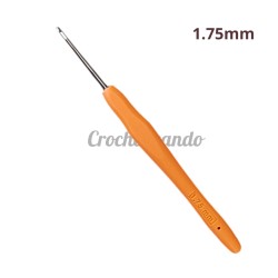 AGUJA CROCHET MANGO SILICONA 1.75mm