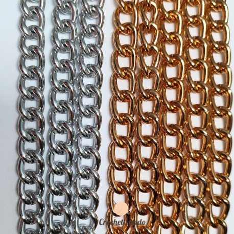 CADENA POR METRO. HERRAJES PARA BOLSOS