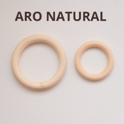 AROS DE MADERA NATURAL SIN LACADO