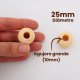 BOLAS DE MADERA AGUJERO GRANDE