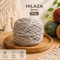 HILAZA DE ALGODON 3mm