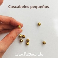 CASCABEL 8MM DORADO X 5UNIDADES