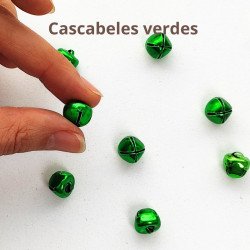 CASCABEL 12MM VERDE X 5 UNIDADES