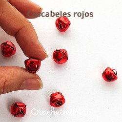 CASCABEL 12MM ROJO X UNIDAD