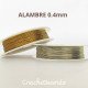 Alambre Delgado 0.4mm para manualidades