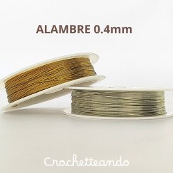 Alambre Delgado 0.4mm para manualidades