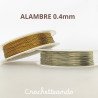 Alambre Delgado 0.4mm para manualidades