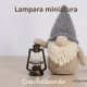 Mini lampara Vintage para Amigurumis y Muñecos