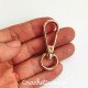 Gancho Mosquetón Oro Rosa para Bolsos y Llaveros