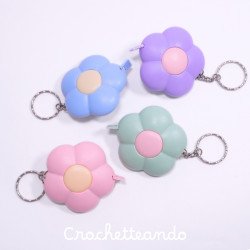 Metro Retráctil diseño flor (200cm)