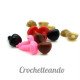 NARIZ DE SEGURIDAD TRIANGULAR COLORES VARIADOS 11*9mm
