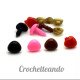 NARIZ DE SEGURIDAD TRIANGULAR COLORES VARIADOS 11*9mm